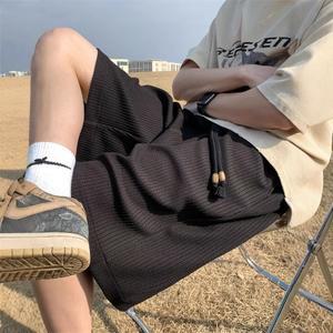남자반바지 블랙 니트 트레이닝 반바지 여름 5부 캐주얼 하의 ible2