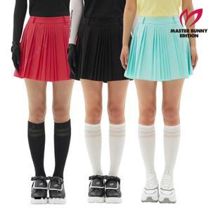 마스터바니에디션 여성 골프 로고 밴딩 플리츠 큐롯 스커트 C2PC-358