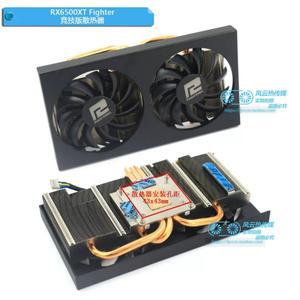 파워컬러 RADEON RX6500XT 파이터 그래픽 비디오 카드 쿨러 오리지널 신제품