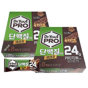 오리온제과 닥터유 프로 단백질바 크런치 70g 16개