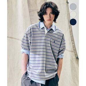 [6월 12일 배송] NAUTICA 스트라이프 폴로 티셔츠