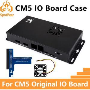 공식 컴퓨팅 모듈 5 IO 보드용 팬이 포함된 Raspberry Pi CM5 케이스 A