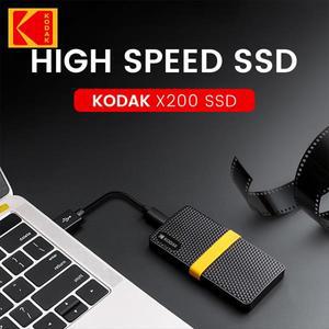KODAK USB3.1 GEN2 SSD 1TB 외장형 하드 드라이브 솔리드 스테이트 미니 PC 노트북 disco duro externo
