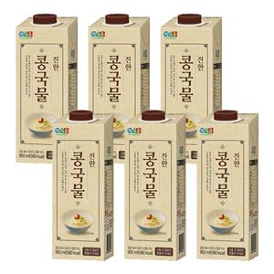정식품 진한 콩국물 950ml 6팩