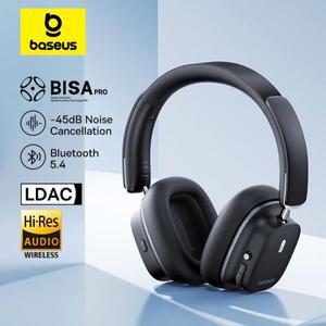 Baseus Bowie 30 Max Bluetooth 헤드폰 45dB 소음 제거 고해상도 LDAC 오버 이어 공간 오디오 무선