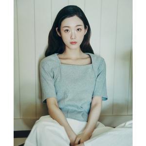 [쥬시쥬디](의정부점)스퀘어넥골지티셔츠_(JZTS321C)