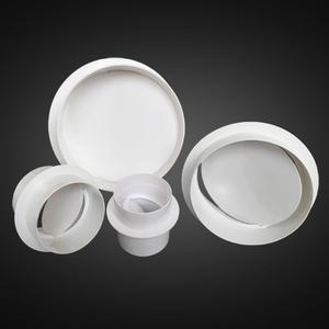 PVC 라운드 파이프 그릴 덕트 80 에어 차단기 환기 댐퍼 150MM 체크 편도 백드래프트 팬 드래프트