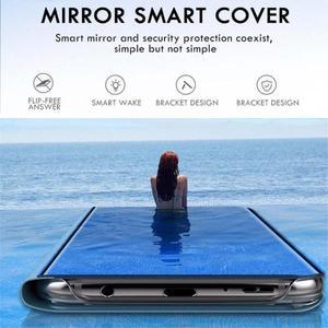 A25 5g 케이스 스마트 미러 마그네틱 플립 케이스 삼성호환 갤럭시 A35 A15 5G A05 책 스탠드 Coque