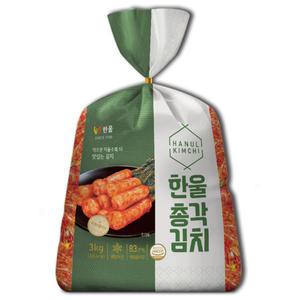 한울 총각김치 3kg 국산 반찬 포장김치