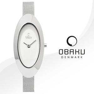 [오바쿠][OBAKU] 오바쿠 V156LCIMC 여성시계 메탈밴드 손목시계