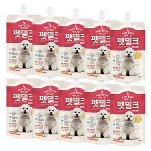 에버그로 펫밀크 피부+모발 150ml x 10개 1박스 (유통기한 2025.12월)