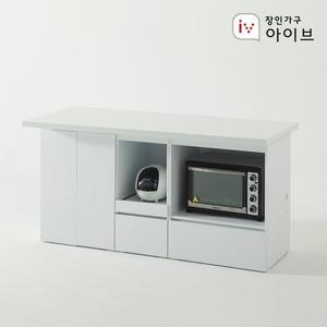 장인가구 아이브 제스트K 대리석 홈바 수납 아일랜드 식탁 1800 수납오픈형