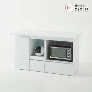 장인가구 아이브 제스트K 대리석 홈바 수납 아일랜드 식탁 1600 수납오픈형