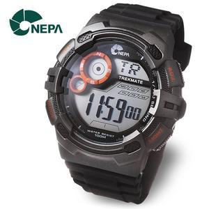 [네파] NEPA 방수 전자 남성 학생 스포츠 군인시계 N310-BK-OR