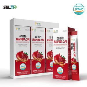 석류 농축액 피에스트로 추출 분말 스틱 고함량 홍삼 6년근 진세노사이드 7mg 국내산 갈근 여성 엄마 선물