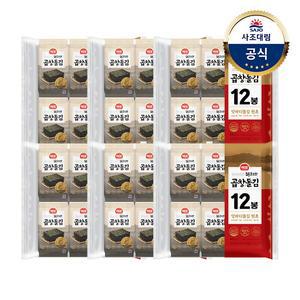 해표 더고소한 곱창돌김 5g x12봉(도시락김) x6개