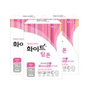 킴벌리 탐폰 슈퍼 16입 3개 체내형 생리대