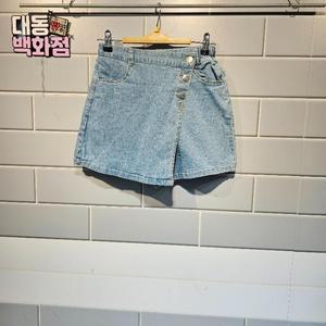 유솔대동백화점 DP01 데님 랩 치마바지  ULWH23S53