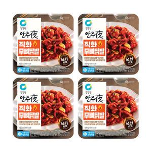 청정원 안주야 직화 무뼈 닭발 160g, 4개