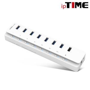 IPTIME UH508 USB 3.0 5포트 유전원 USB허브