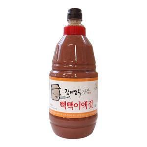 [롯데백화점]미센토 [김명수젓갈]3년발효 국산 뻑뻑이액젓 1.8L (멸치 꽁치액젓)