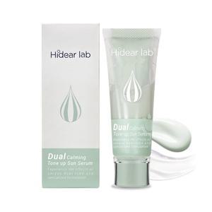 [코스포유][무료배송+40%OFF]하이디어랩 듀얼 카밍 톤업 선세럼 (늦잠 선세럼) 60ml