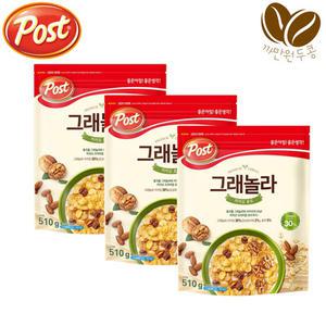 동서식품 포스트 그래놀라 카카오호두510g 3봉지