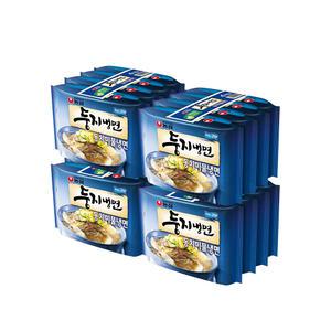 농심 둥지냉면 동치미물냉면 멀티팩 161g (4봉지) x 4개 / 물김치 냉면