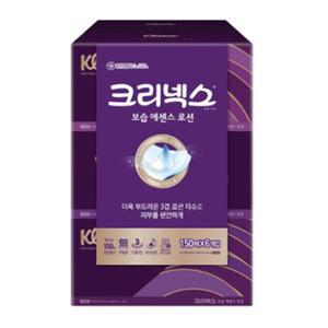 유한킴벌리 크리넥스 보습 에센스 로션 150매 (6개) 4팩