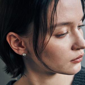 [베흐트](강남점)[925 silver] Deux.silver.165 / haute ball earring (8mm) (21115)