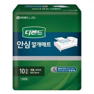 디펜드 남녀공용 안심 깔개매트, 대형, 10개입, 1개 one option