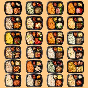 굿스푼 다이어트도시락 24종 12팩/24팩 맛있는 밥 반찬 세트 점심대용 2주 간편 식단