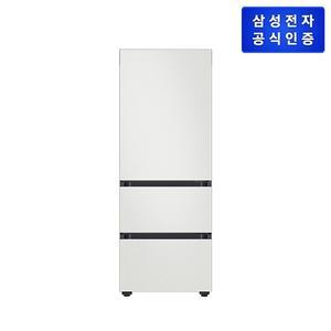 Bespoke 김치플러스 RQ33DB74D2AP 3도어 키친핏 313L 김치냉장고 [글래스 도어색상