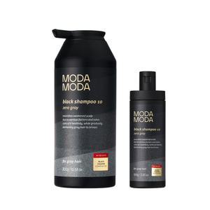 모다모다 3세대 염색샴푸  제로그레이 블랙샴푸 10 300g 1개 + 100g 1개 세트구성
