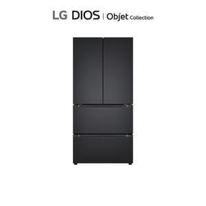 [491L]LG 오브제 김치냉장고 스탠드형 4룸 메탈 맨해튼미드나잇(Z499MMMF12)