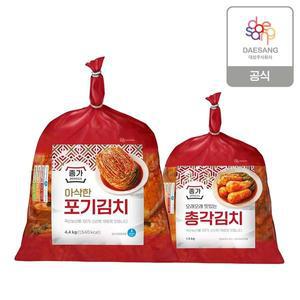 [하프클럽/대상](y)아삭한포기김치 4.4kg + 총각 1.4kg