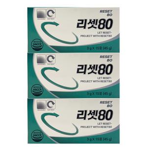 리셋80 3g x 15포 3개 / 써클
