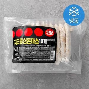 식자재왕 수제 치즈 등심돈까스 (냉동) 1.8kg × 1개