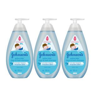 존슨즈 액티브 키즈 클린 앤 프레시 샴푸 500ml X3개