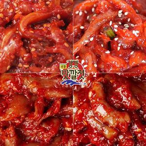 [강경젓갈]전통 강경맛깔젓 4종세트 19호 총1kg(오징어젓+가리비젓+창난젓+낙지젓 각250g씩)