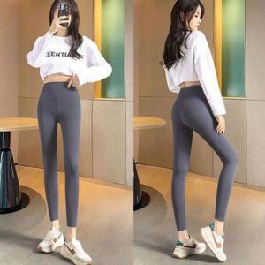 [BZJL53GH_4C]여성 레깅스 외출 홈트 트레이닝 원단 9부 고