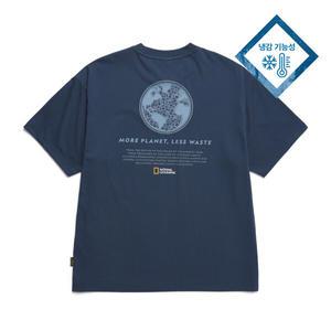 내셔널지오그래픽 N242UTS840 시즌 그래픽 반팔 티셔츠 DUSTY NAVY