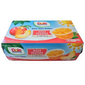 [Dole] 돌 다이스 복숭아 과일 컵 1808g (113g x 16개)