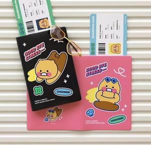 [MENPYHLZ_52IN]춘식이 여권 케이스 2P 홀더 포켓 여권지갑