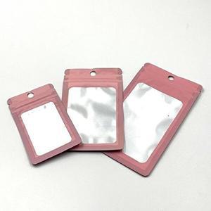 [셀러허브 패션][JHP0Q02T_51IL]지퍼백 핑크 반투명지퍼백 (6X10cm)