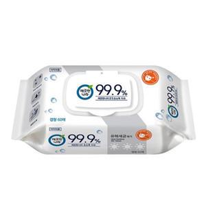 깨끗한나라 클린 손소독 티슈 소독 물티슈 60매 캡형 휴대용 캠핑 나들이 야외활동 60gsm