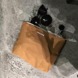 [라일리] Rly merci 캔버스 파우치 미니가방 폼폼 클러치