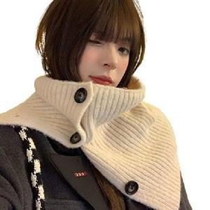 [셀러허브 패션][JHQS84VM_4B]패션 낚시넥워머 단추 겨울 방한용 넥워머