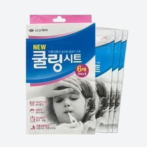 신신제약 쿨링시트 10시간 지속 열냉각시트 6매입