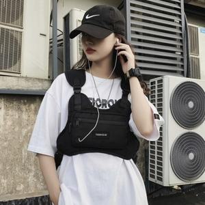 와일드 스포츠 체스트백(블랙) 캐주얼 가슴 조끼가방